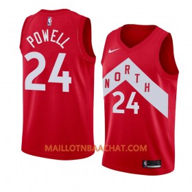 Maillot NBA Toronto Raptors Norman Powell 24 2018-19 Nike Rouge Swingman - Homme